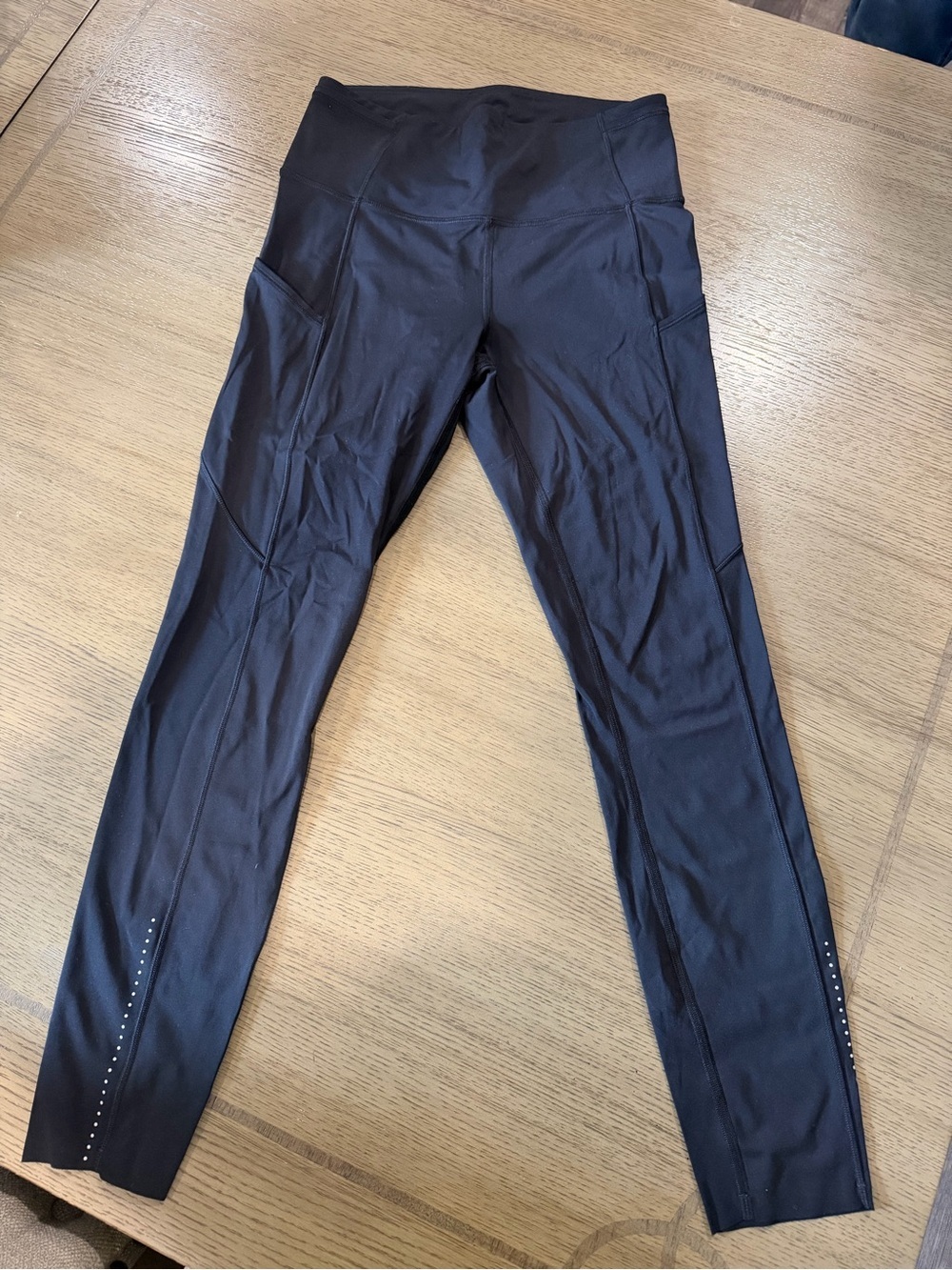 lululemon athletica Black High-Rise Leggings with Side Pockets